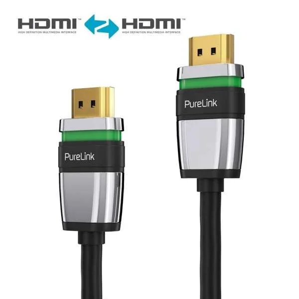 Zertifiziertes 4K Premium High-Speed HDMI-Kabel mit Verriegelung | schwarz, 2.00m​​​​​​​