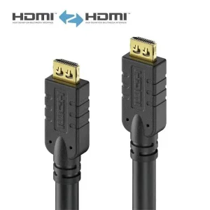 Zertifiziertes 4K Premium High-Speed HDMI-Kabel | schwarz, 10.0m​​​​​​​