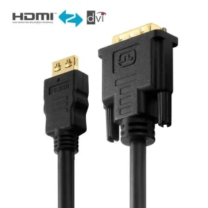 Zertifiziertes 2K HDMI / DVI Kabel - schwarz, 3.00m