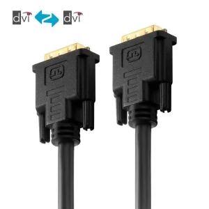 Zertifiziertes 2K DVI Dual Link Kabel - schwarz, 30.0m