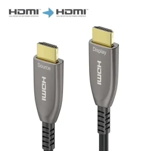 4K High Speed HDMI AOC Glasfaserkabel - 10.00, Anthrazit