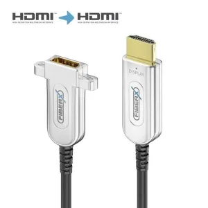 4K Premium High-Speed HDMI AOC Glasfaser-Verlängerungskabel | schwarz, 10.0m​​​​​​​
