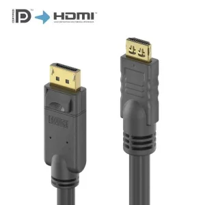 Aktives 4K DisplayPort/HDMI-Kabel - 7,50 m