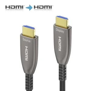 8K Ultra High Speed HDMI AOC Glasfaserkabel - 15.0m, Anthrazit
