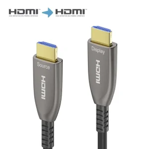 8K Ultra High Speed HDMI AOC Glasfaserkabel - 40.0m, Anthrazit